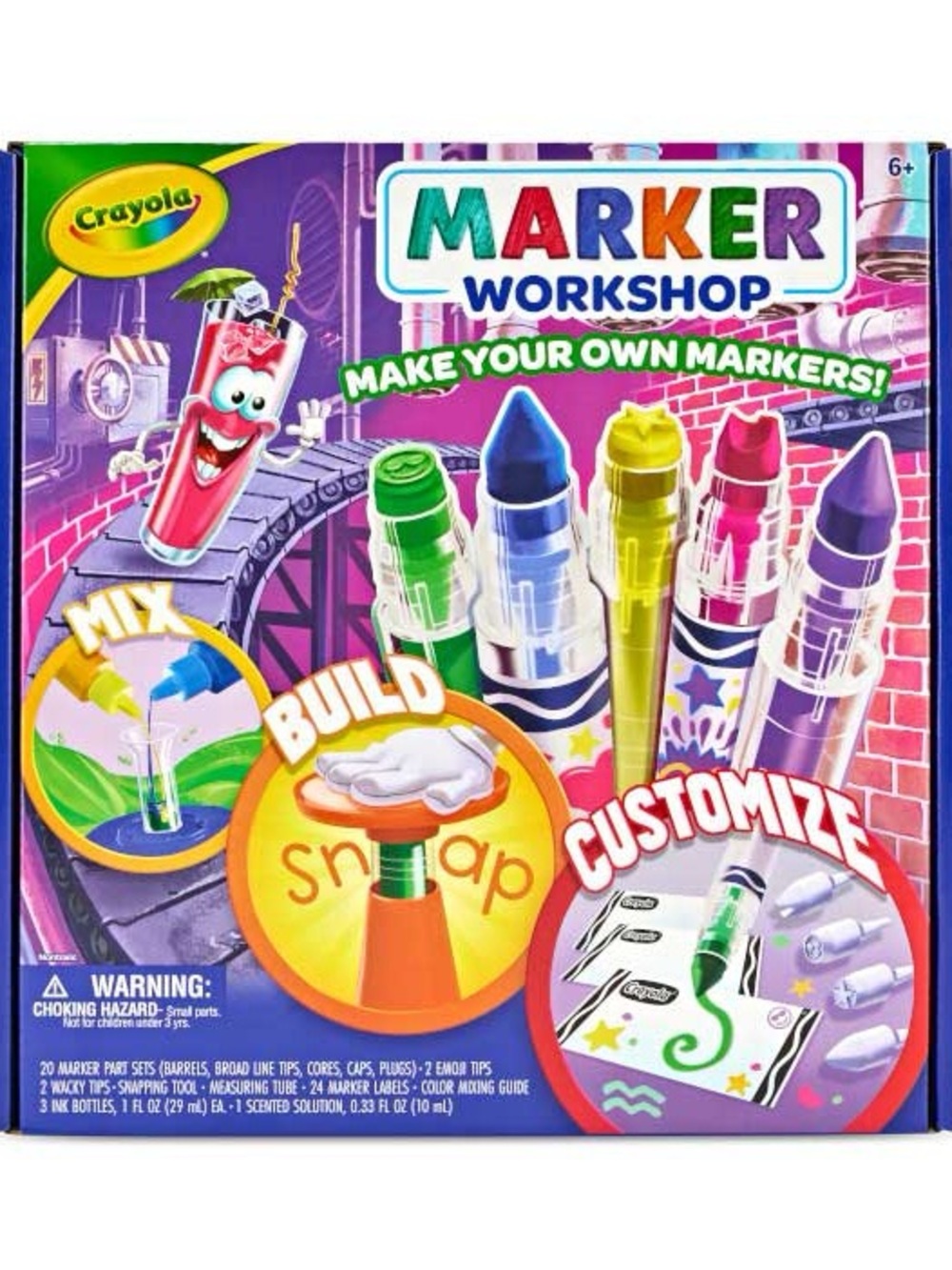 BRAND NEW boy girl youth crayola marker workshop art set